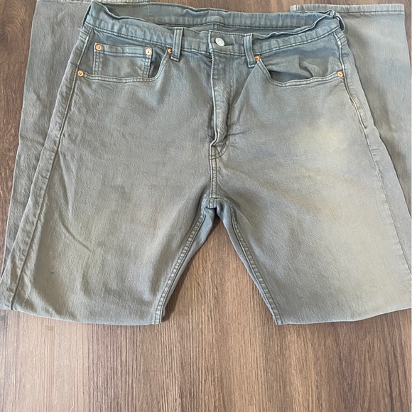 Men’s Levi’s Jeans Gray 34*32 Straight - Picture 5 of 8